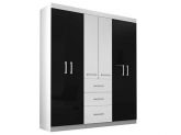 Guarda-roupa Casal Onix 6 Portas 3 Gavetas